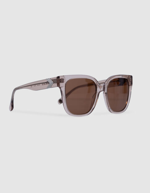 Lunettes solaires Charly beiges verres brun - IKKS