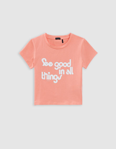 Camiseta coral para niña - IKKS