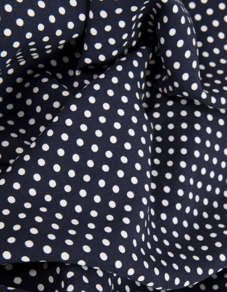 Chemise SLIM marine LENZING™ ECOVERO™ motif pois Homme-9 Chemise SLIM marine LENZING™ ECOVERO™ motif pois Homme-9