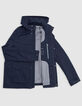 Parka marine nylon WATERPROOF Homme-7