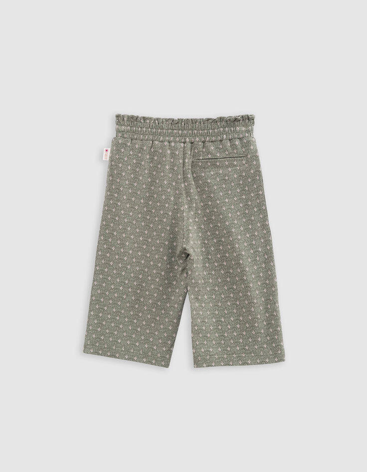 Khaki Hose, minimalistischer Grafikdruck, Babymädchen-3 Khaki Hose, minimalistischer Grafikdruck, Babymädchen-3