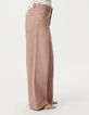 Women’s pink Edie high-waist wide-leg jeans-4
