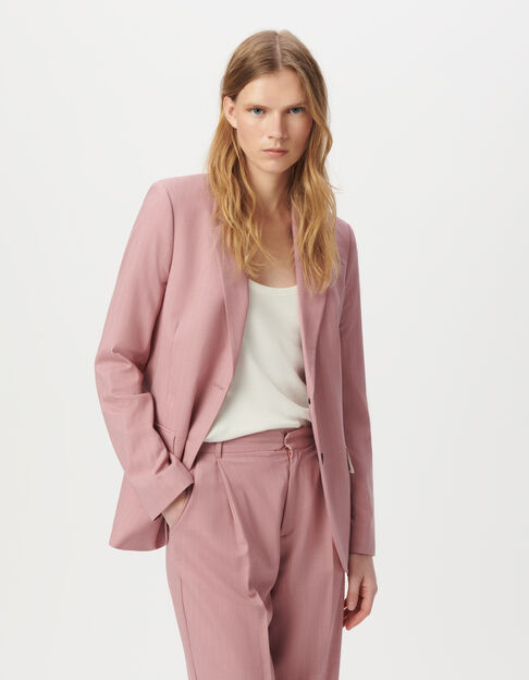 Women's pink suit jacket - IKKS