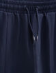 BATTLE navy nylon jogger for boy-6