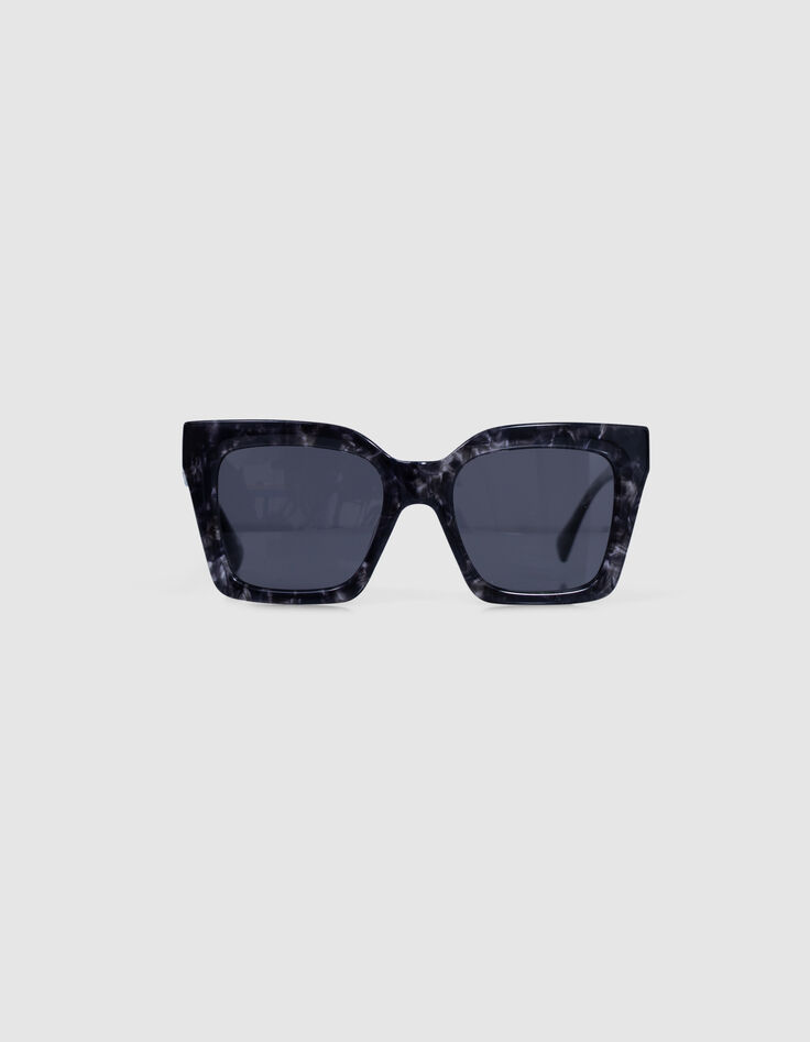 Lunettes solaires Billy noires verres gris-3