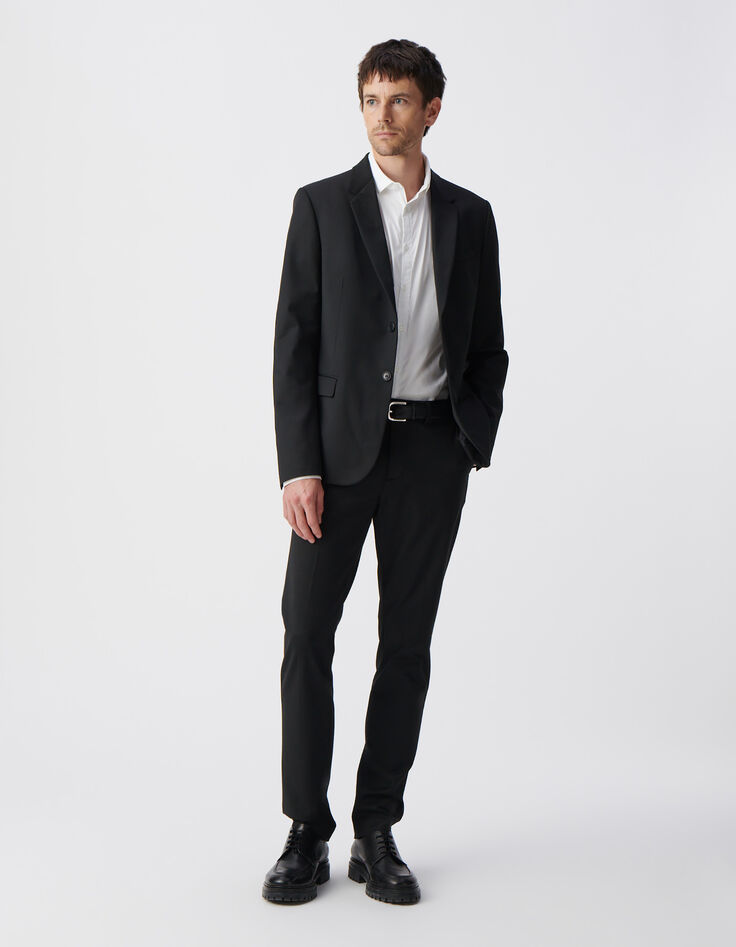 Pantalón de traje SLIM negro TRAVEL SUIT Hombre-1