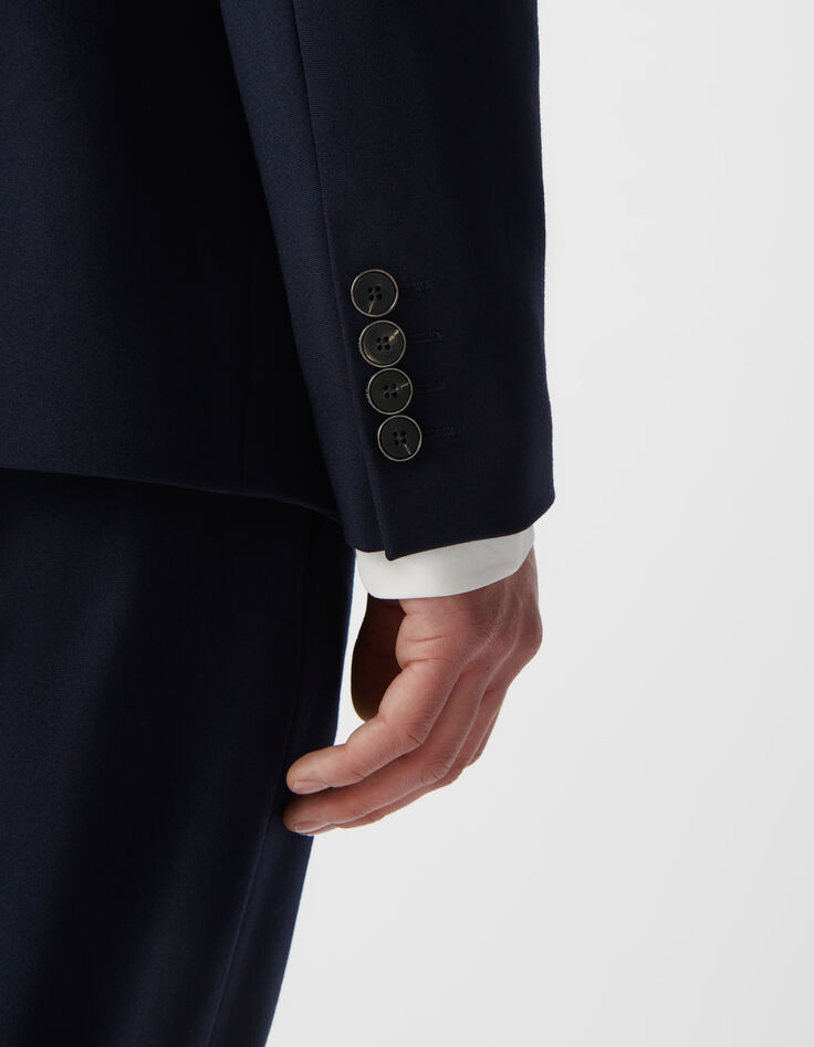 Marine ONGETAILLEERDE blazer milanotricot Heren-6 Marine ONGETAILLEERDE blazer milanotricot Heren-6