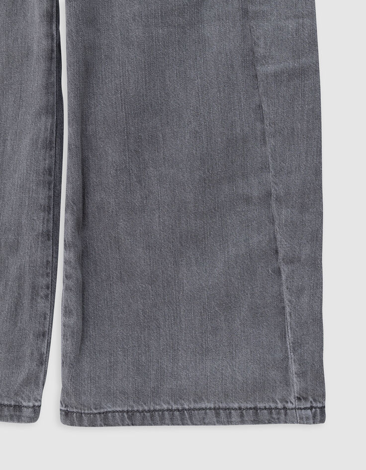 LARGE jeans grey organic cotton for girl-7