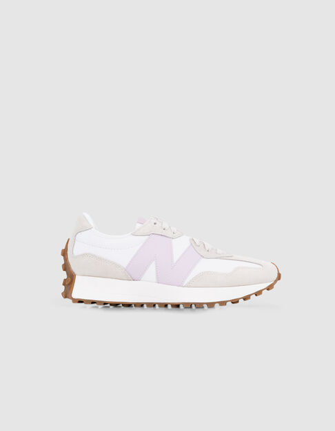 Women's NEW BALANCE 327 white trainers - IKKS