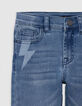 Blauwe STRAIGHT waterless jeans jongens-5