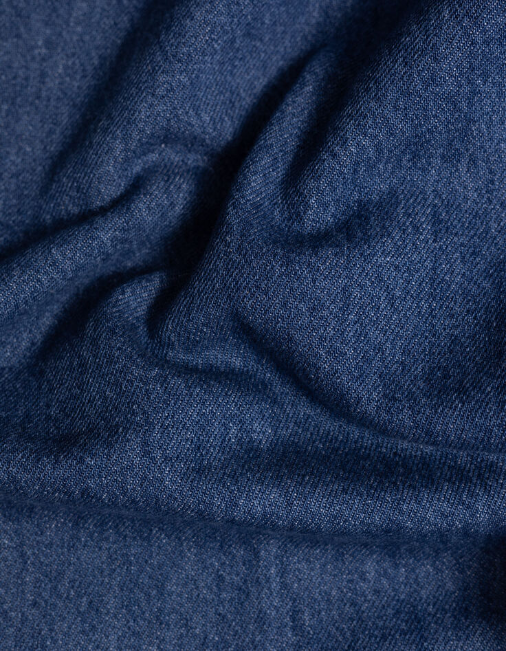 Blauwe LARGE jeans Waterless met opvallende vouwen meisjes-10 Blauwe LARGE jeans Waterless met opvallende vouwen meisjes-10