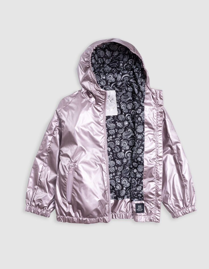 Blouson coupe-vent rose fille-5 Blouson coupe-vent rose fille-5