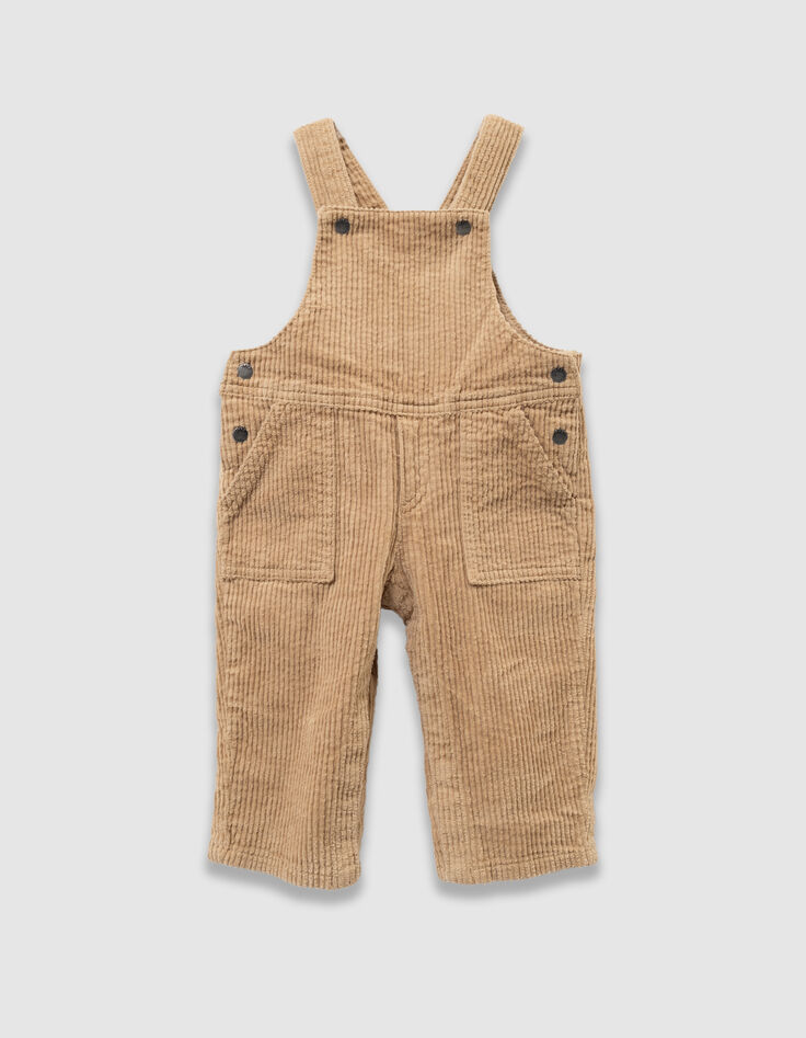Set Sweat Latzhose Streifen Rippstrick Babyjungen-4 Set Sweat Latzhose Streifen Rippstrick Babyjungen-4