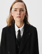 Women’s black Milano knit wide-fit suit jacket-8