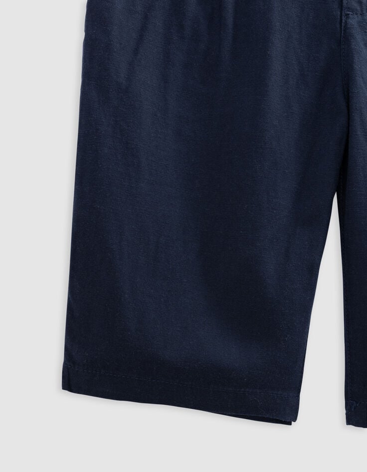 Bermudas tipo chino azul marino niño-7 Bermudas tipo chino azul marino niño-7