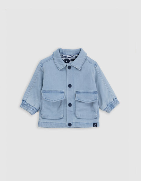 Baby boy blue denim jacket - IKKS