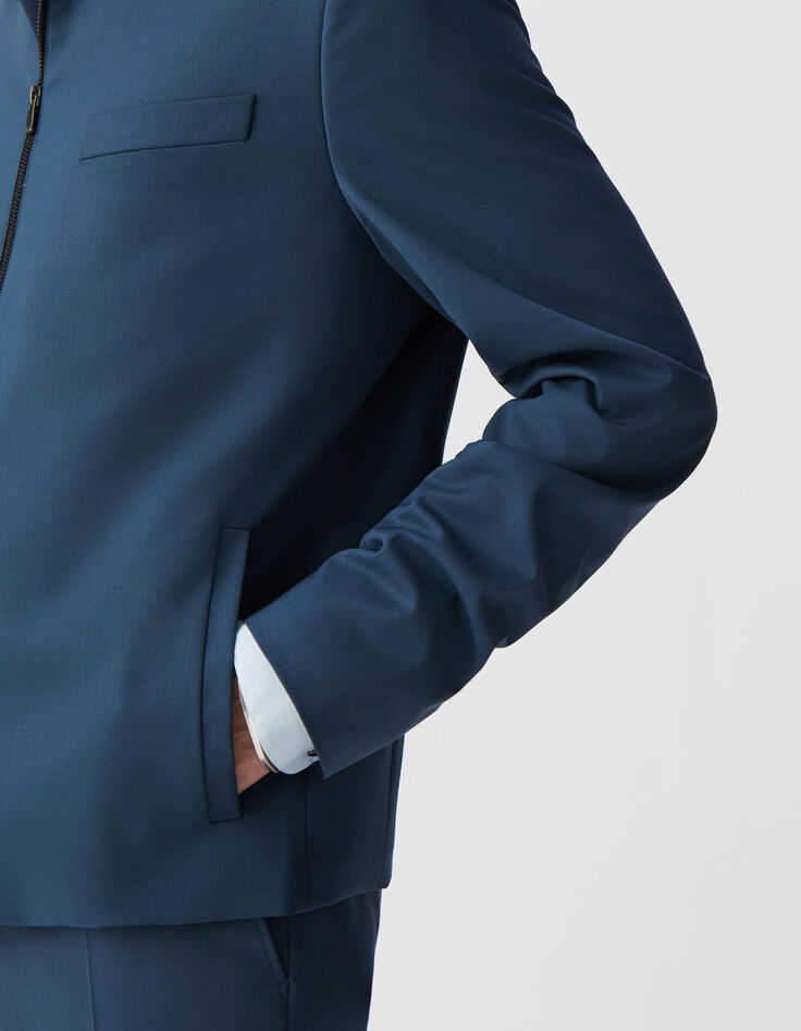 Herrenjacke TRAVEL SUIT, tintenfarben, Reißverschluss-7
