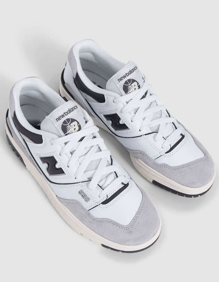 Boy's NEW BALANCE 550 white trainers-2