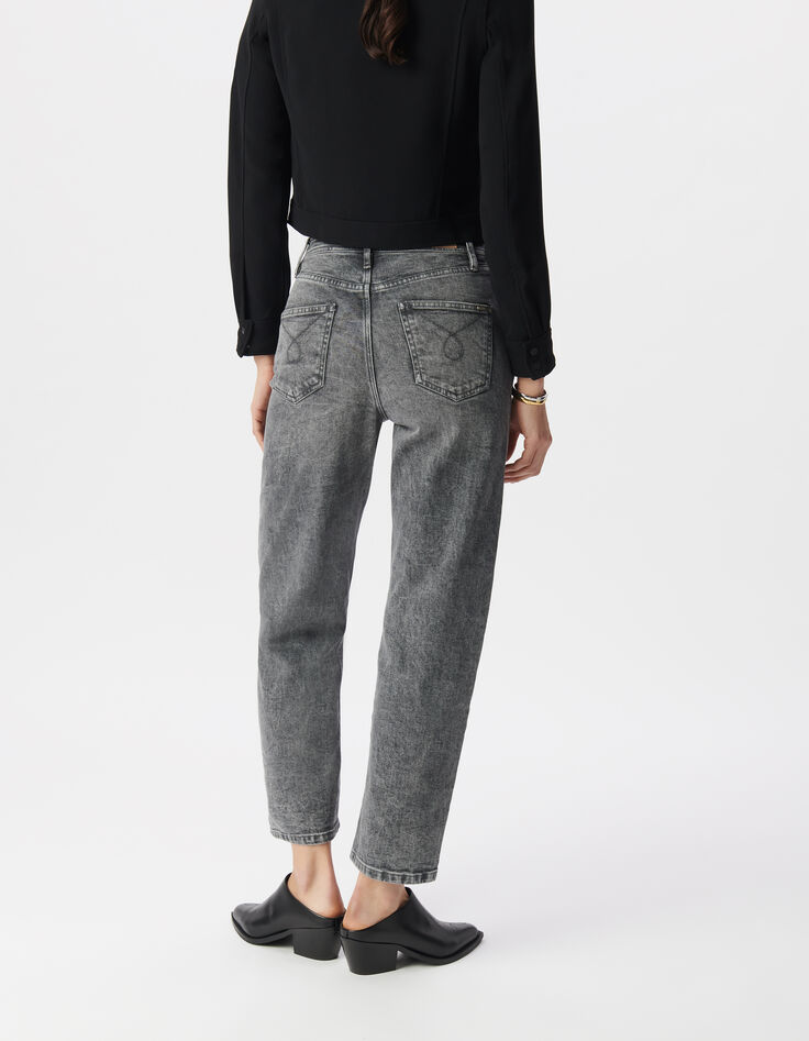 Women’s grey BCI cotton cropped slouchy jeans-3 Women’s grey BCI cotton cropped slouchy jeans-3