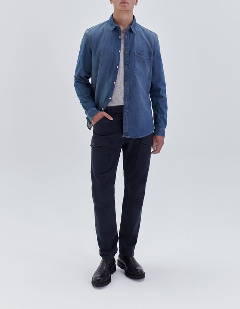 Pantalon BATTLE marine Homme - IKKS