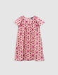 Pink ethnic maxi dress for girl-2