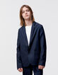 Dünner marineblauer Jungen-Blazer-1
