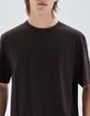 T-shirt dark choco bio Homme-4