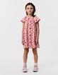 Pink ethnic maxi dress for girl-1