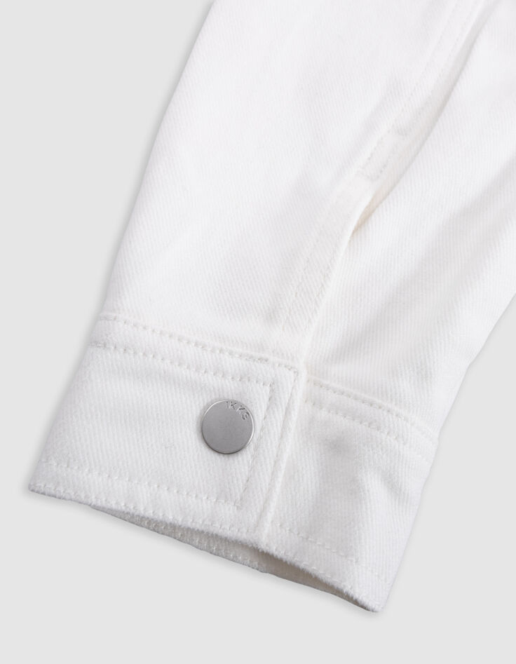 Chaqueta vaquera blanca flecos cropped niña-8 Chaqueta vaquera blanca flecos cropped niña-8