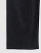 Pantalón large negro pinzas niña-6