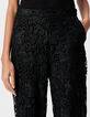 Women's all-lace black pants-4