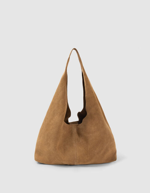 Camel suede Hobo bag - IKKS