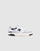 Boy's NEW BALANCE 550 white trainers-1