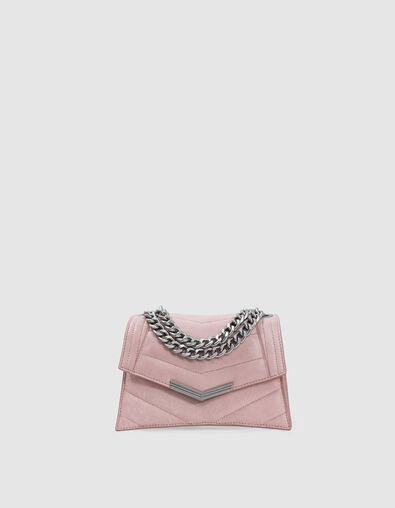 THE 1. bolso SEASONALS bolso de cuero acolchado rosa Talla S Mujer - IKKS