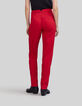 Pantalon de costume coquelicot Femme-3