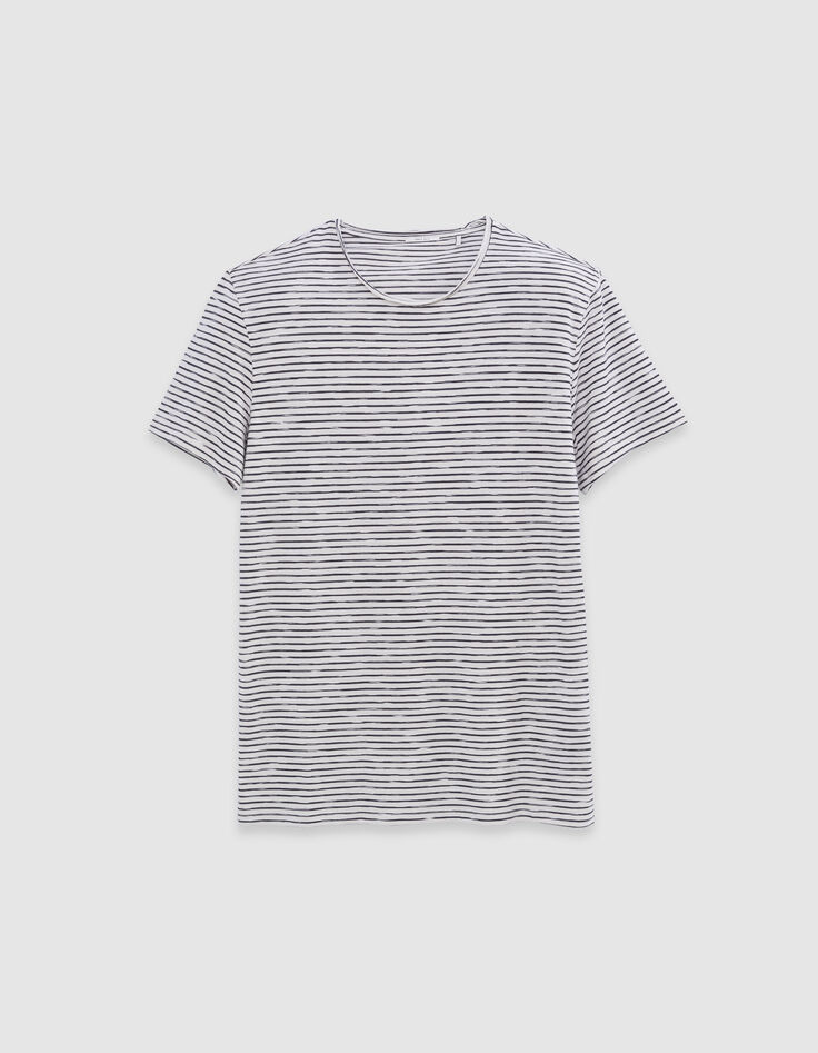 Camiseta marinera blanca rayas azul marino hombre-6