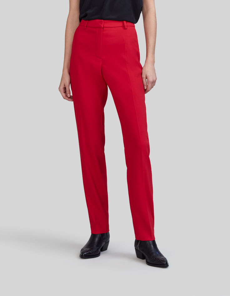 Pantalon de costume coquelicot Femme-2